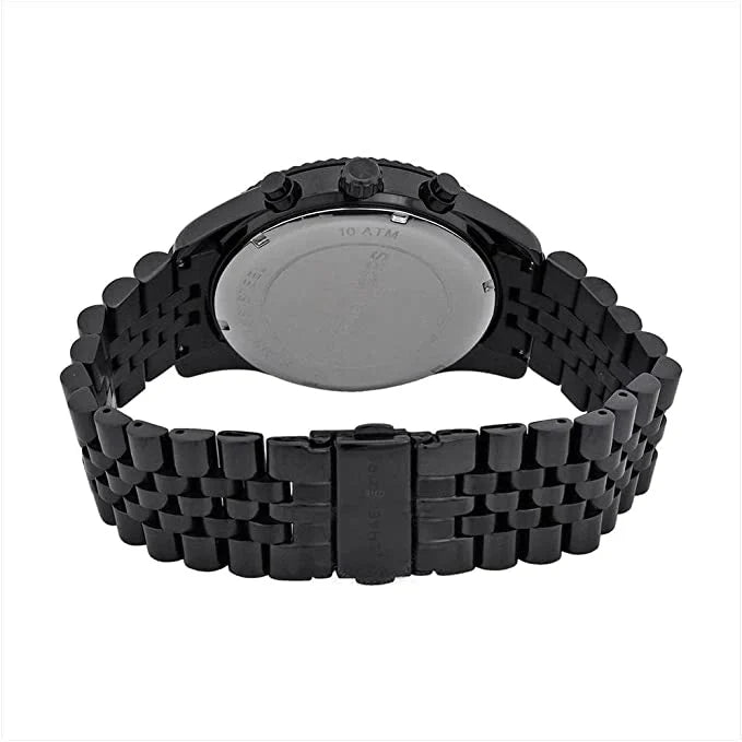 MK Michael Kors MK8467 Lexington Chronograph Black Dial Black