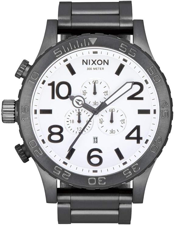 Nixon A083-681 All Gunmetal & White Men’s Watch