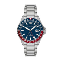 Emporio Armani AR11590 Blue Dial Stainless Steel Strap Men’s Watch