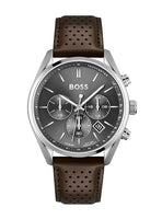 Hugo Boss 1513815 Champion Brown Leather Chrono Men's Watch