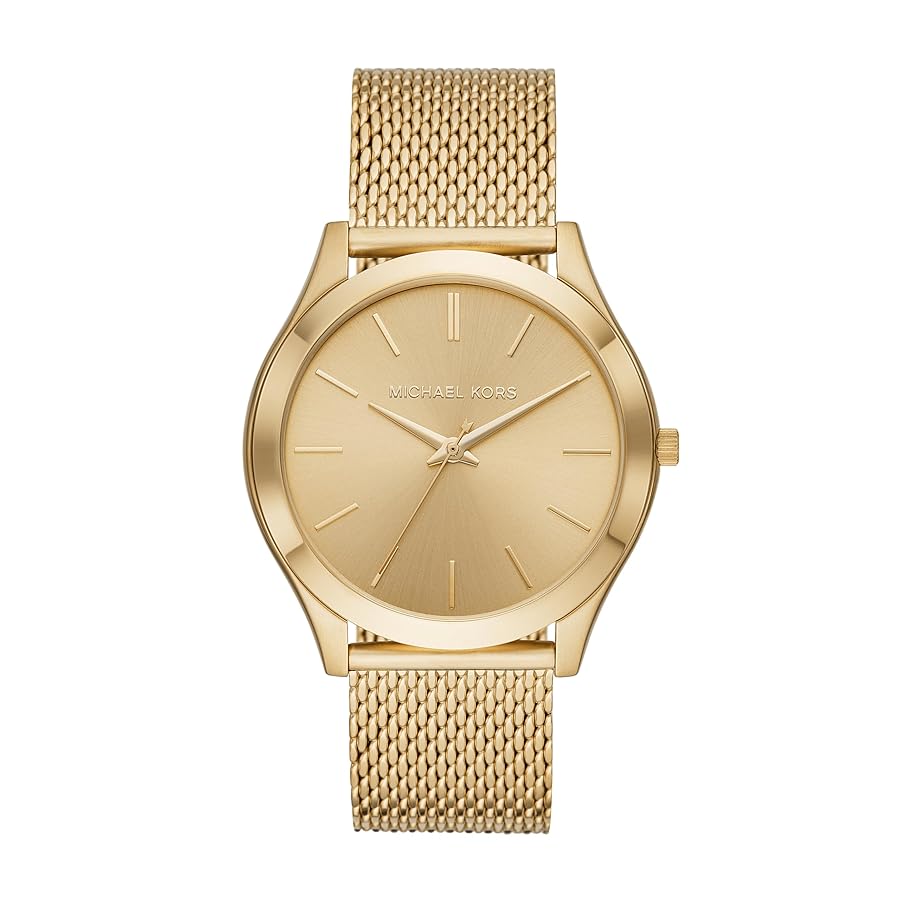 Michael Kors MK8625 Slim Runway Gold Dial Gold Stainless Steel Men’s Watch