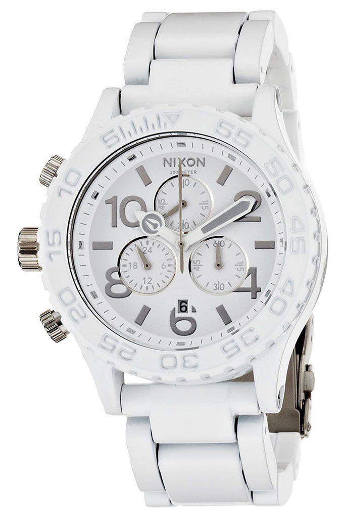 Nixon A037-1255 Chronograph White and Silver Men’s Watch