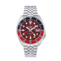 Seiko SSK031K1 5 Sports Auto GMT Red Men's Watch