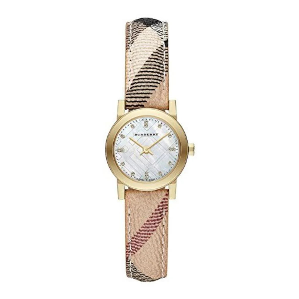 Burberry BU9226 The City Diamond Beige Stainless Steel Women's Watch