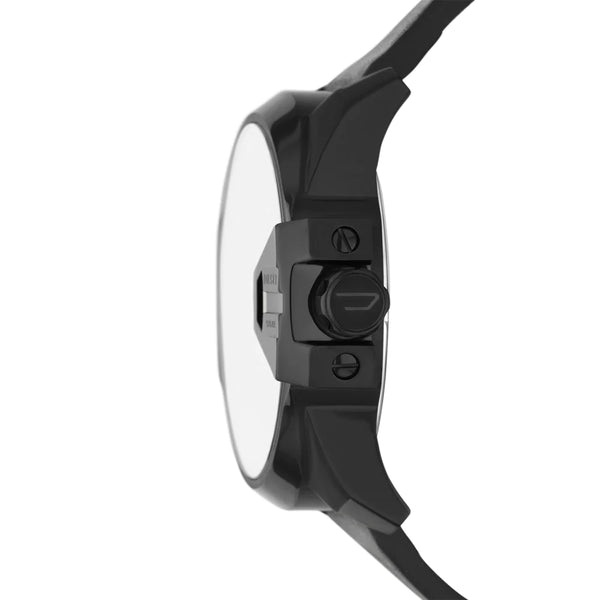 Diesel DZ7446 Chief Three-Hand Black Leather Watch - WATCH ACES