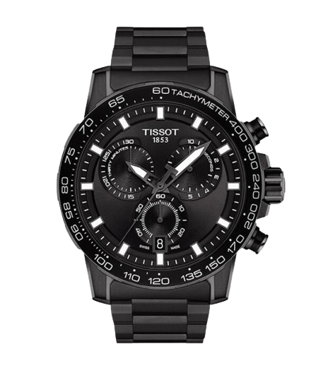 Tissot T125.617.33.051.00 Black Dial Black Stainless Steel Men's Watch