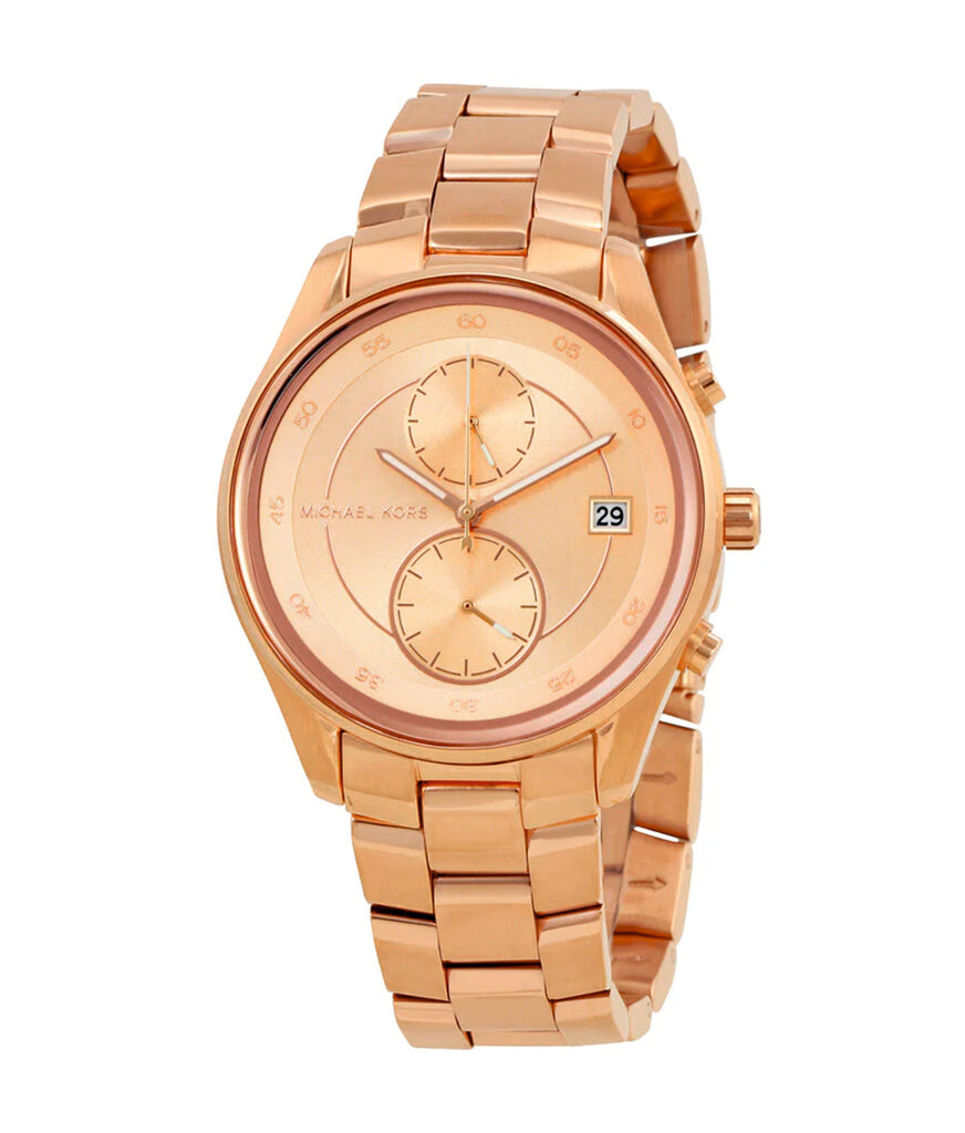 Michael Kors MK6464 Quartz Rose Gold Dial Rose Gold Steel Strap Women's Watch