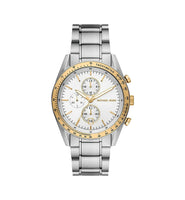 Michael Kors MK9112 Accelerator Chronograph White Dial Silver Men’s Watch