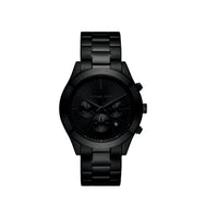Michael Kors MK8919 Slim Runway Chronograph Black Dial Black Strap Men’s Watch
