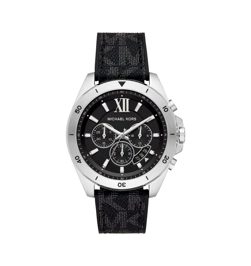 Michael Kors MK8850 Brecken Chronograph Black Dial Black Strap Men’s Watch