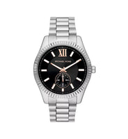 Michael Kors MK8946 Lexington Multifunction Black Dial Silver Stainless Steel Men’s Watch