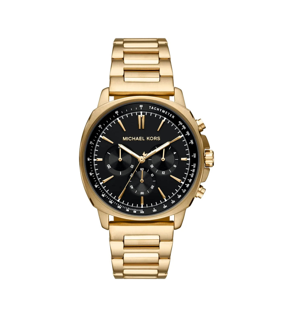Michael Kors MK8969 Sullivan Chronograph Black Dial Gold Stainless Steel Men’s Watch