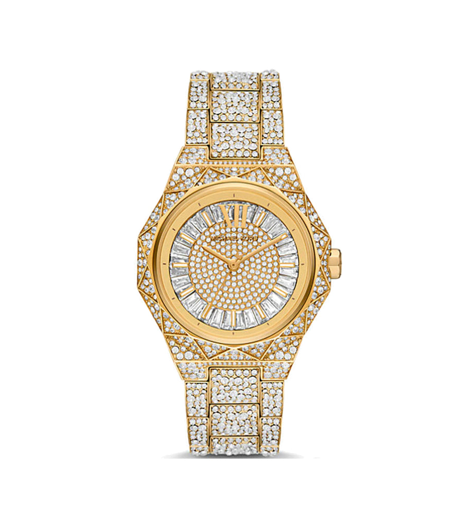 Michael Kors MK7398 Raquel Pave Three-Hand Women’s Watch