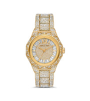 Michael Kors MK7398 Raquel Pave Three-Hand Women’s Watch
