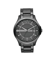 Armani Exchange AX2135 Hampton Grey Textured Dial Gunmetal Stainless Steel Men’s Watch