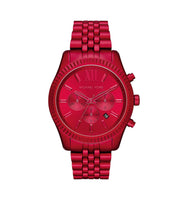 Michael Kors MK8814 Lexington Pushpins Red Strap Men’s Watch