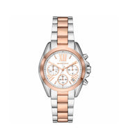 Michael Kors MK7258 Bradshaw Chronograph White Dial Two-Tone Stainless Steel Women’s Watch
