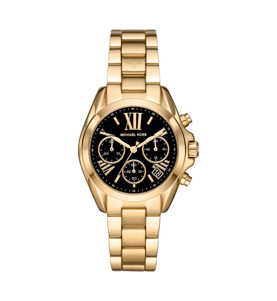Michael Kors MK6959 Bradshaw Chronograph Black Dial Gold Stainless Steel Women’s Watch