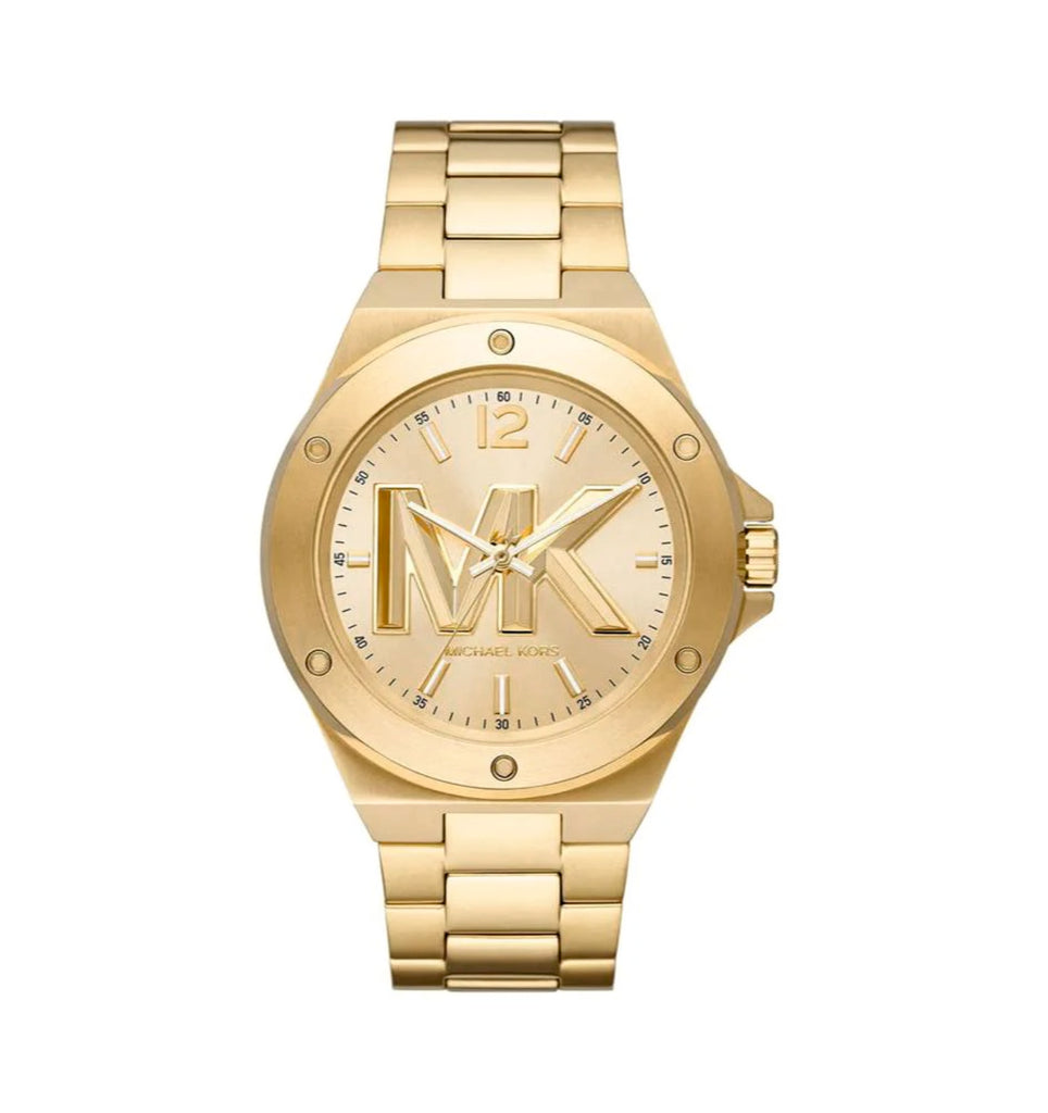 Michael Kors MK8939 Lennox Gold Dial Gold-Tone Stainless Steel Men’s Watch
