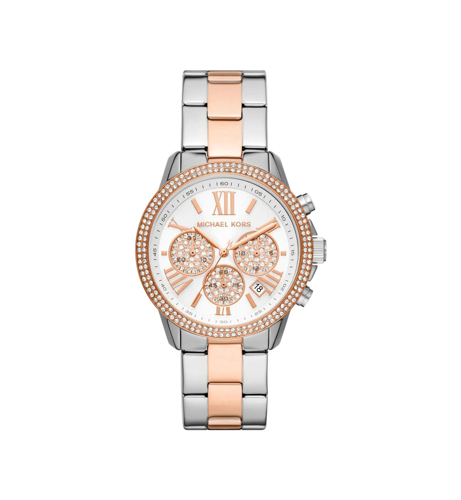 Michael Kors MK7201 Brynn White Dial Two-Tone Stainless Steel Women’s Watch