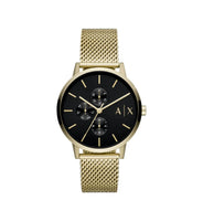 Armani Exchange AX2715 Cayde Multifunction Black Dial Gold Stainless Steel Men’s Watch