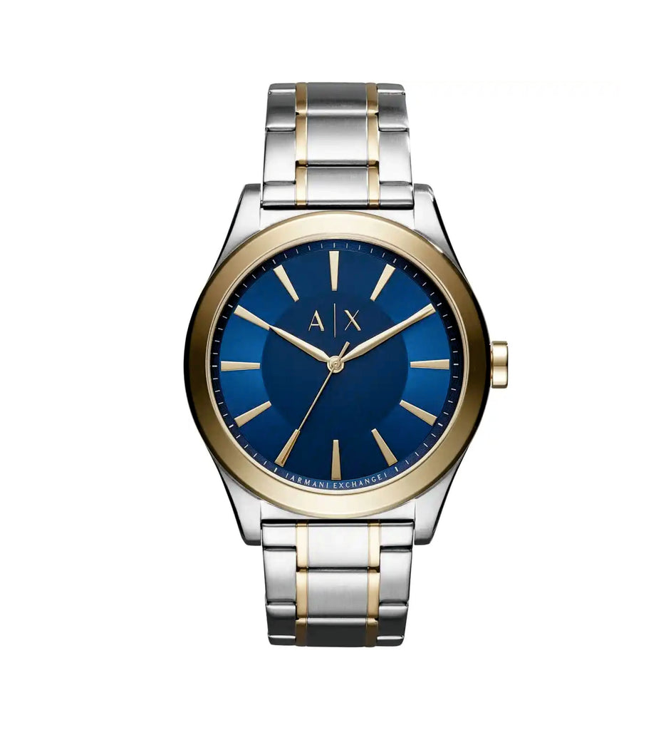 Armani Exchange AX2332 Nico Blue Dial Two-Tone Stainless Steel Men’s Watch