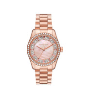 Michael Kors MK7444 Lexington Rose Gold Steel Bracelet Women’s Watch