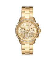 Michael Kors MK7199 Brynn Pavé Gold Dial Gold Stainless Steel Women’s Watch