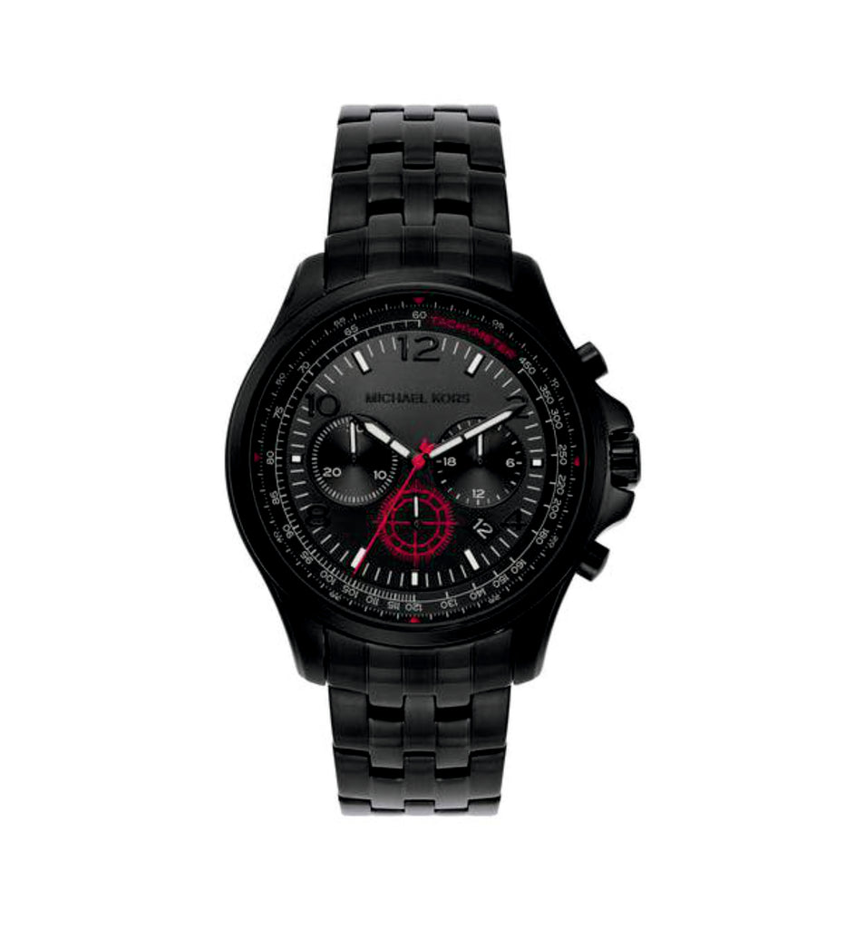 Michael Kors MK9127 Pilot Chronograph Black Dial Black Stainless Steel Men’s Watch