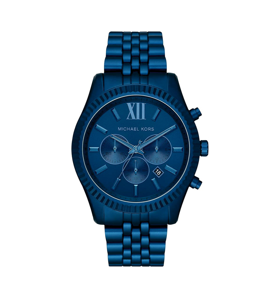 Michael Kors MK8791 Lexington Chronograph Blue Dial Blue Strap Men’s Watch