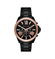 Michael Kors MK8933 Wren Chronograph Black Dial Black Stainless Steel Men’s Watch