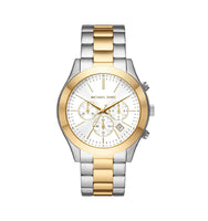 Michael Kors MK8986 Slim Runway Chronograph White Dial Stainless Steel Men’s Watch