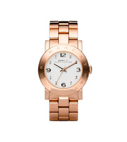 Marc Jacobs MBM3077 Baker White Dial Rose Gold Stainless Steel Women’s Watch