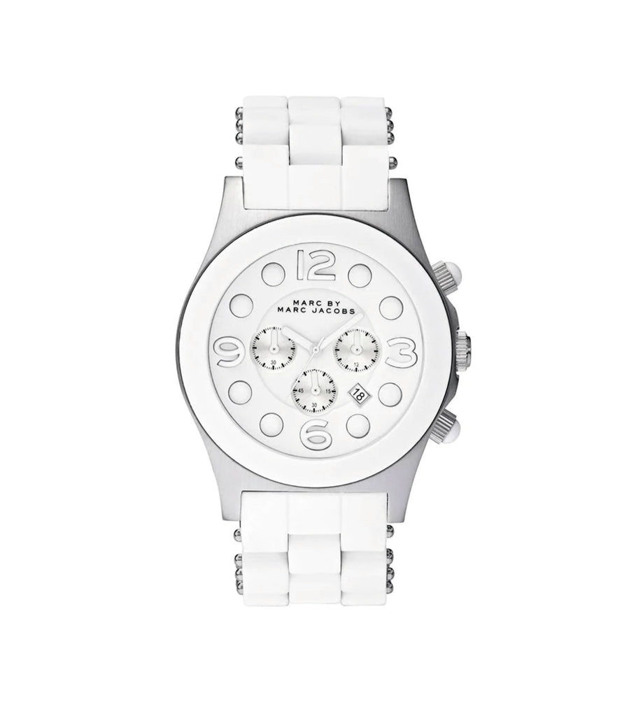 Marc Jacobs MBM2565 Pelly White Dial White Silicone Strap Women’s Watch