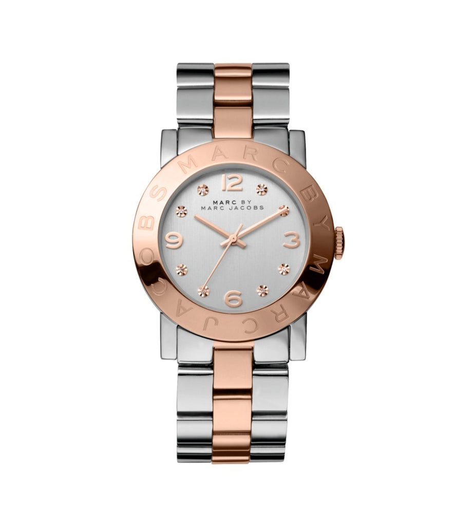 Marc Jacobs MBM3194 Amy Silver Dial Two-Tone Stainless Steel Women’s Watch