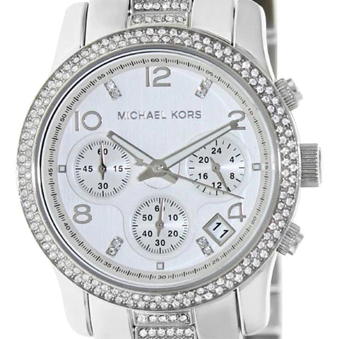Michael Kors MK5825 Runway Glitz Stainless Steel Chronograph Women's Watch