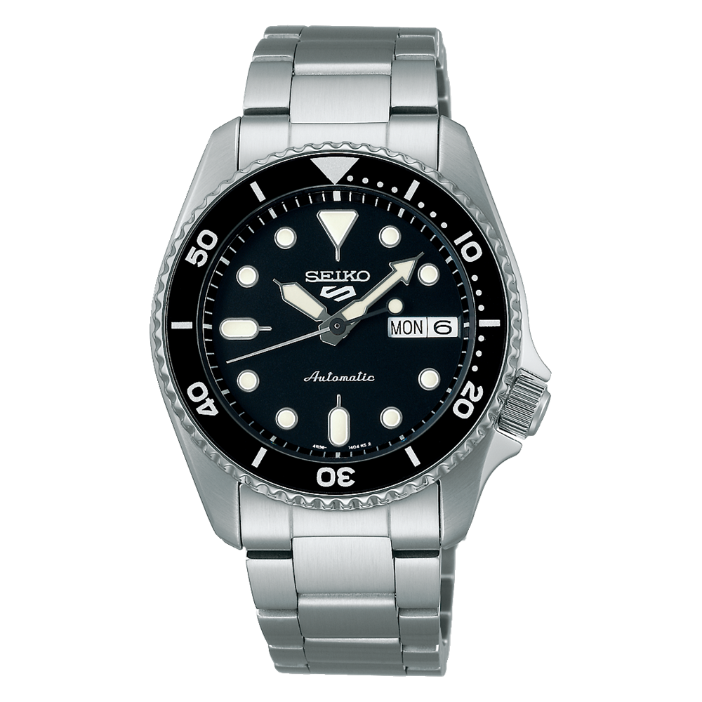 Seiko SRPK29K1 5 Sports Automatic Black Dial Men's Watch