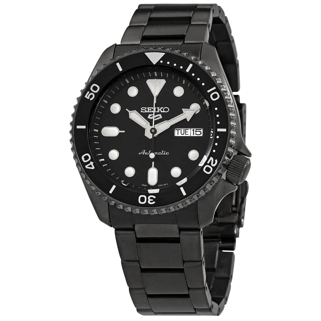 Seiko SRPD65K1 5 Sports Automatic Black Dial Men's Watch