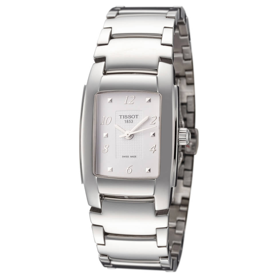 Tissot T073.310.11.017.00 T-10 Silver Dial Stainless Steel Ladies Watch - WATCH ACES