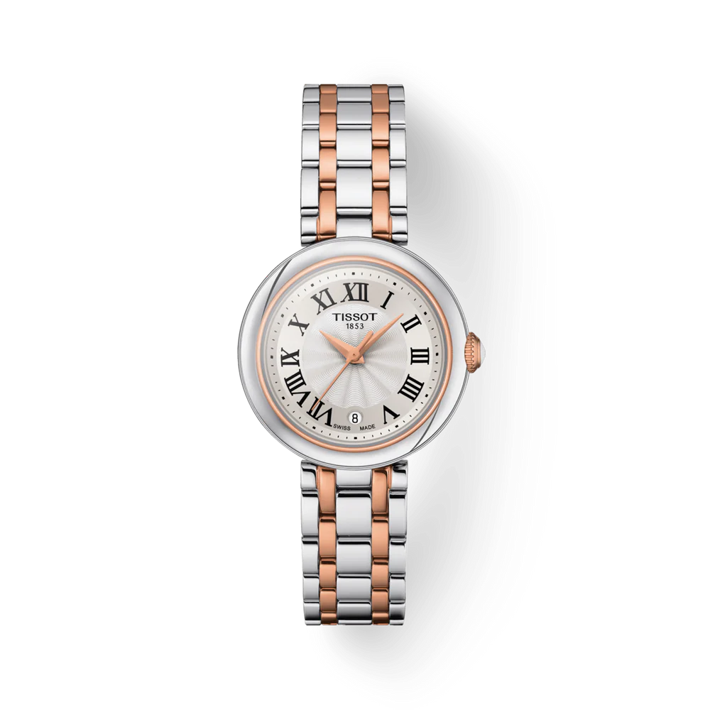 Tissot T126.010.22.013.01 Bellissima Small Quartz White Dial Two-tone Women's Watch