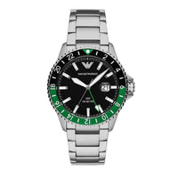 Emporio Armani AR11589 Black Dial Stainless Steel Strap Men’s Watch
