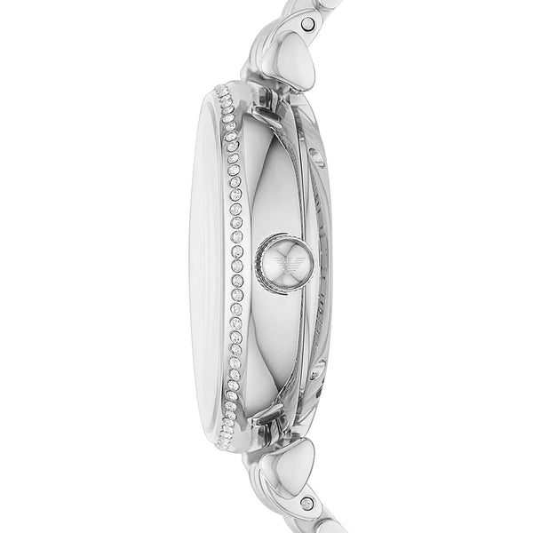 Emporio Armani AR60022 Crystal Silver Dial Women's Watch
