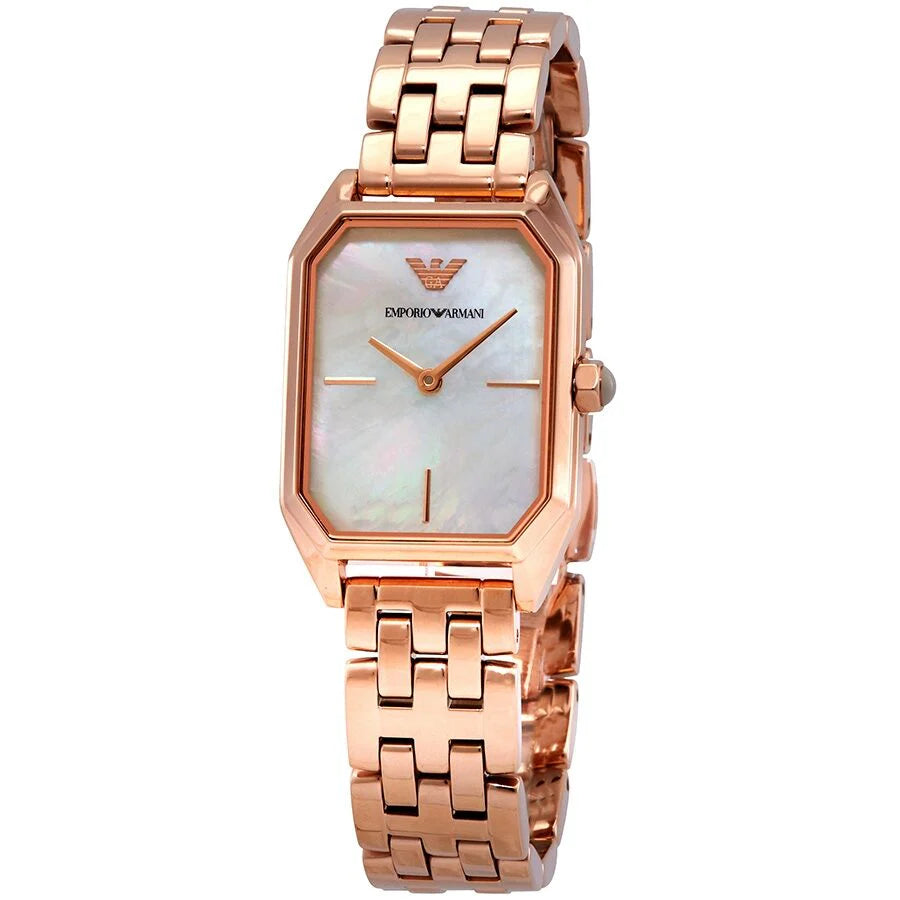 Emporio Armani AR11147 Rose Gold Analog Stainless Steel Women's Watch