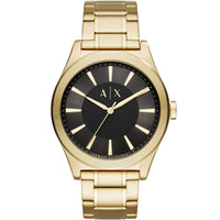 Armani Exchange AX2328 Nico Black Dial Gold Stainless Steel Men’s Watch