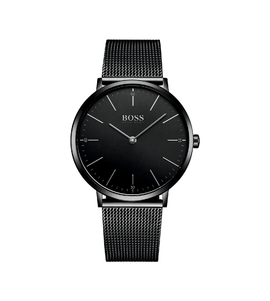 Hugo Boss 1513542 Horizon Black Dial Black Mesh Stainless Steel Men’s Watch