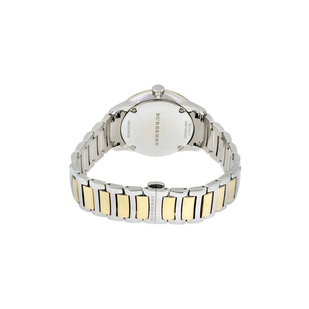 Burberry BU10011 Gold Patterned Dial Men's Watch