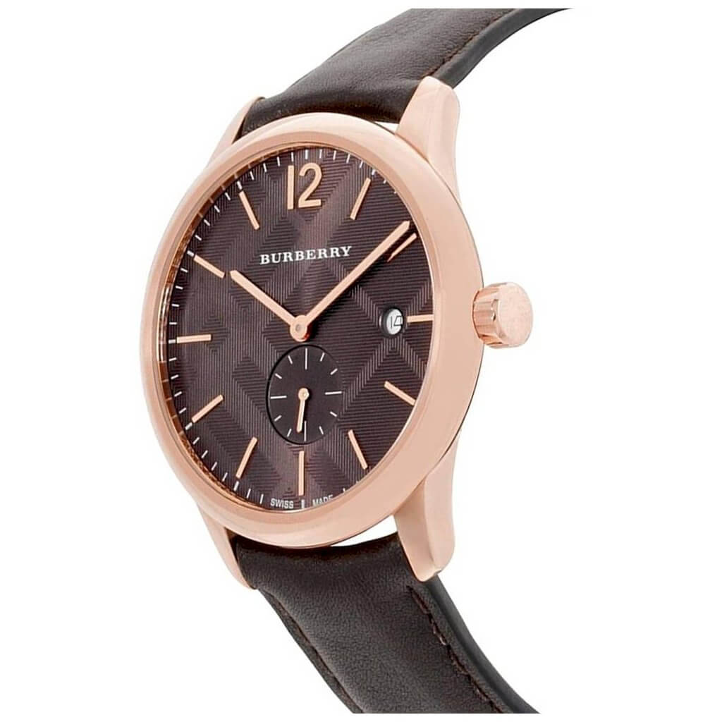 Burberry BU10012 The Classic Round Rose Gold Men's Watch