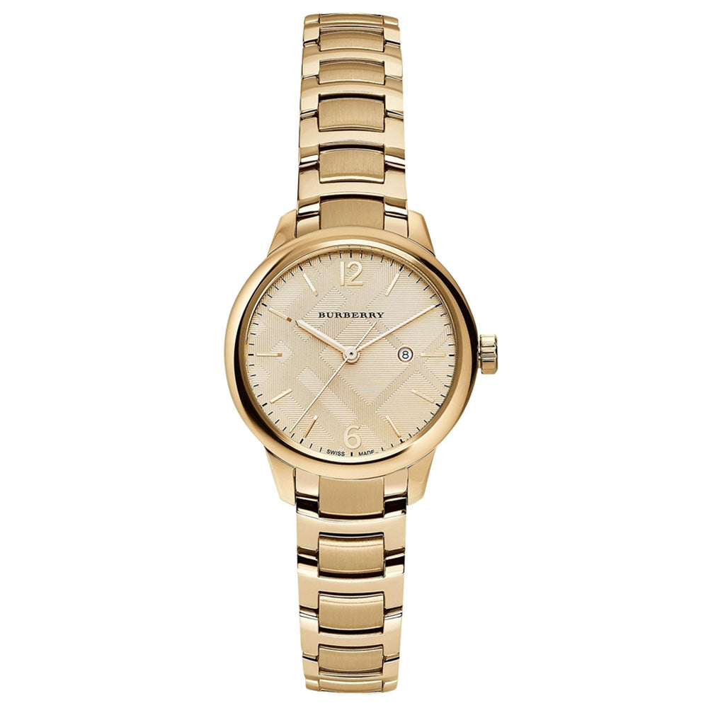 BURBERRY BU10109 ゴールド アナログ時計 Burberry BU10109 Gold Plated Women's Watch