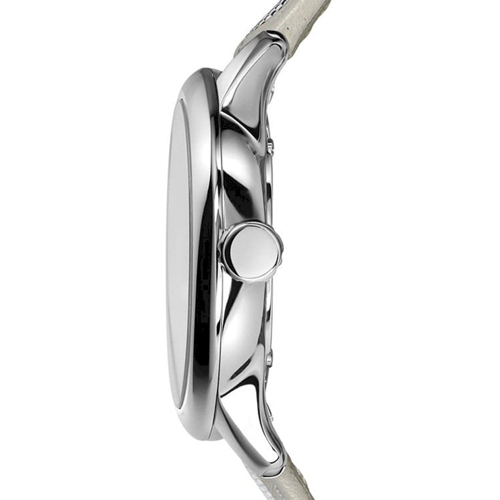 Burberry BU10113 Silver Classic Leather Strap Women’s Watch