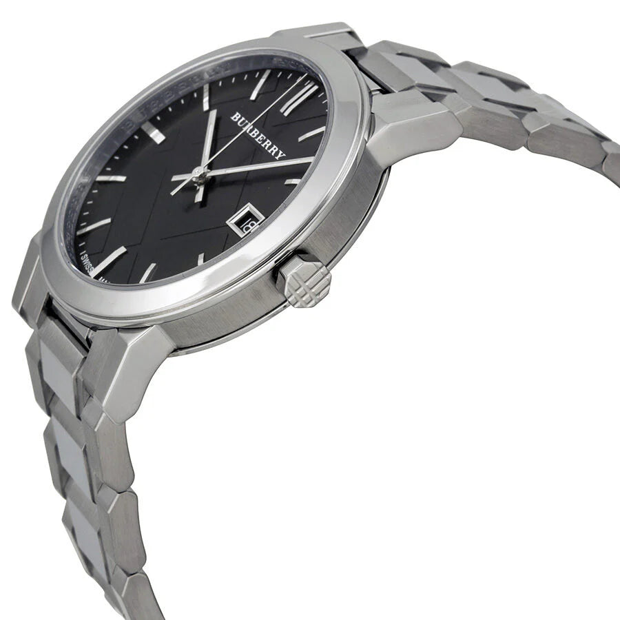 Burberry BU9001 Black Dial Stainless Steel Men's Watch